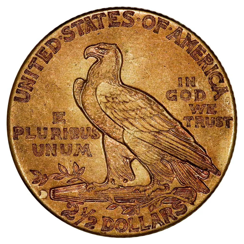 1914-D $2.5 Indian Gold Coin - Very Fine 