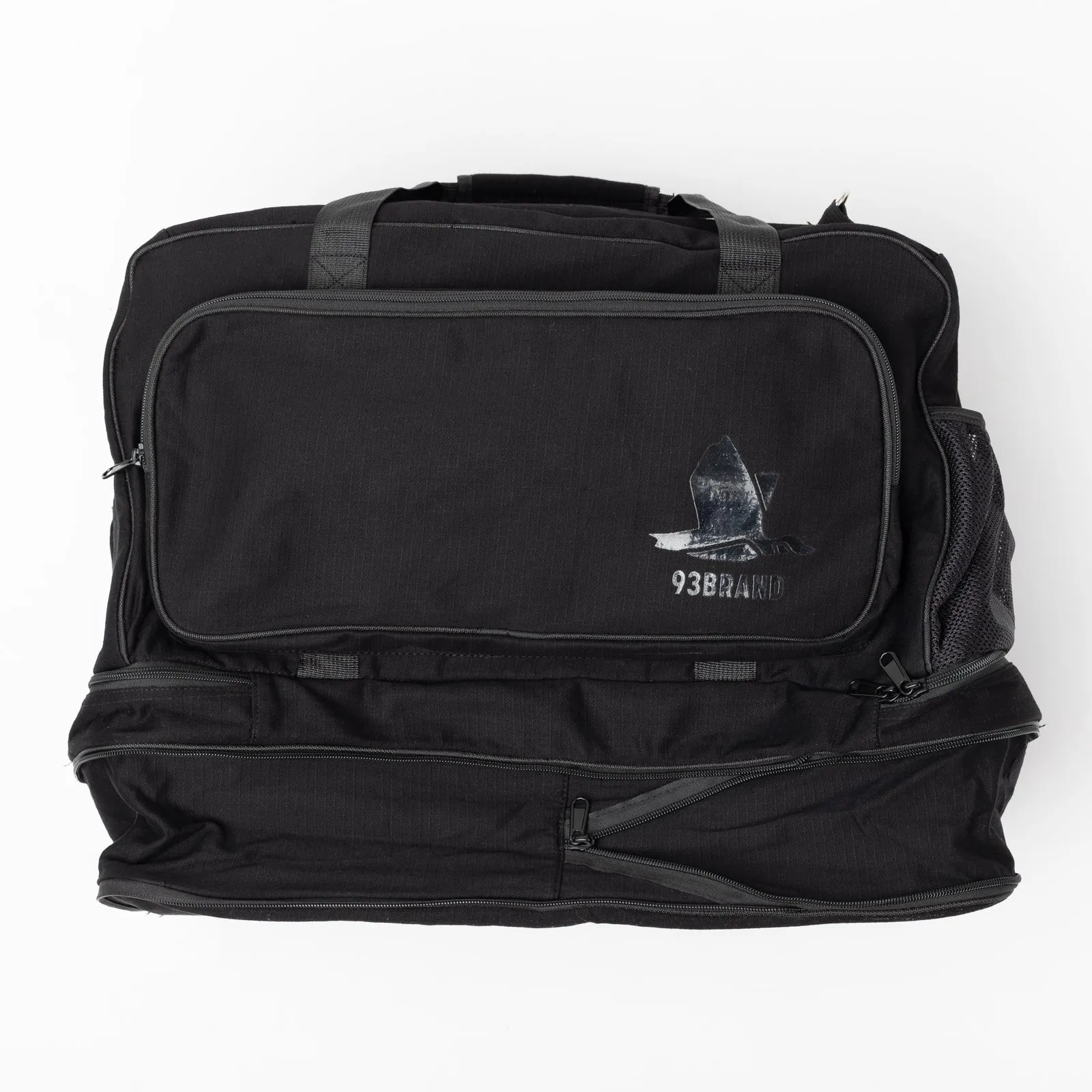 93brand Twin Twill Duffel Bag - Black