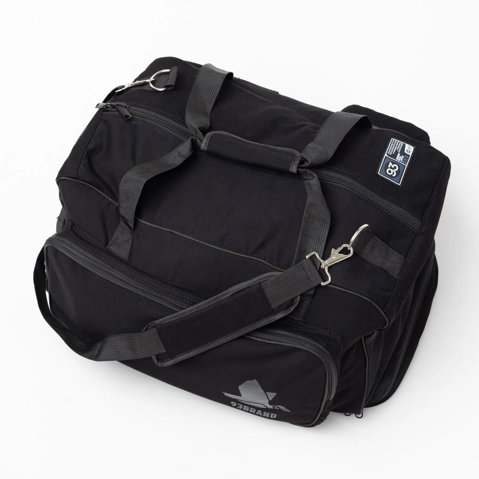 93brand Twin Twill Duffel Bag - Black