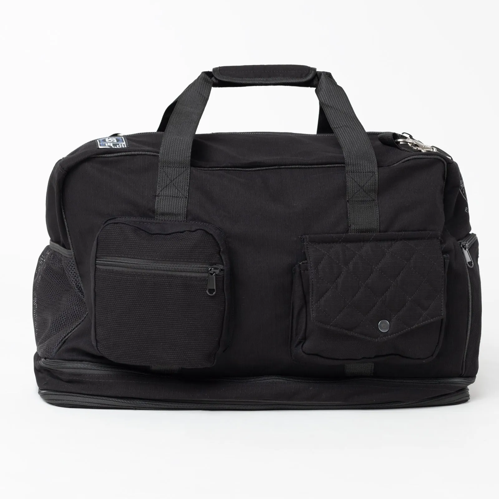 93brand Twin Twill Duffel Bag - Black