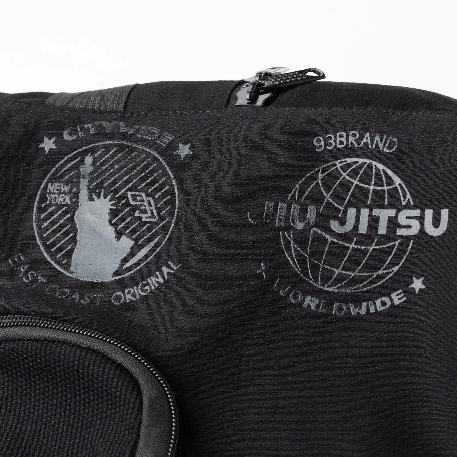 93brand Twin Twill Duffel Bag - Black