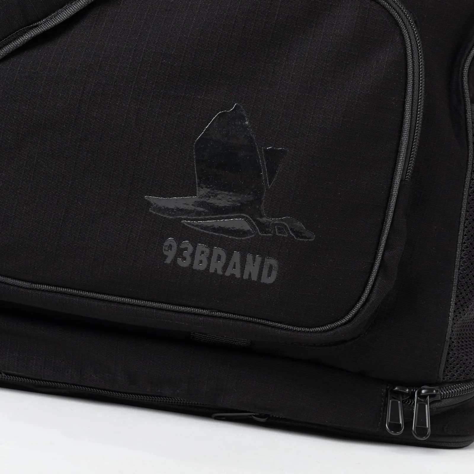 93brand Twin Twill Duffel Bag - Black