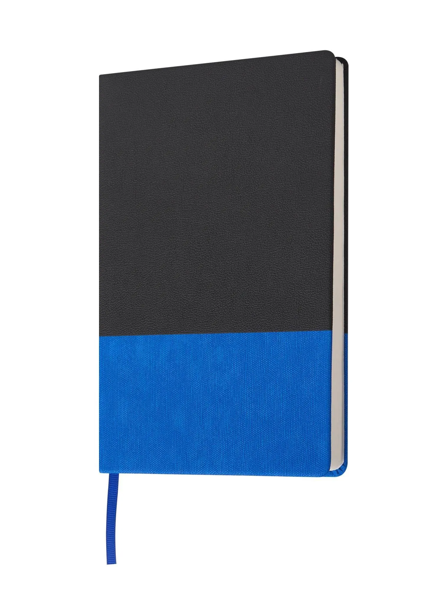 Bewick - A5 Notebook: Hardbound with Faux Leather - Blue