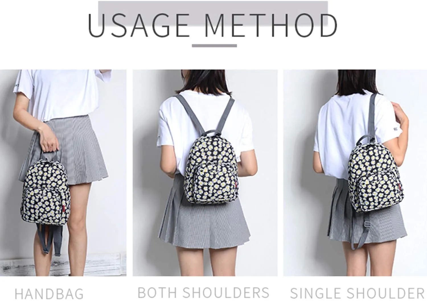 Bravo BTS Mini Polyester Backpack 11" (Galaxy Black)