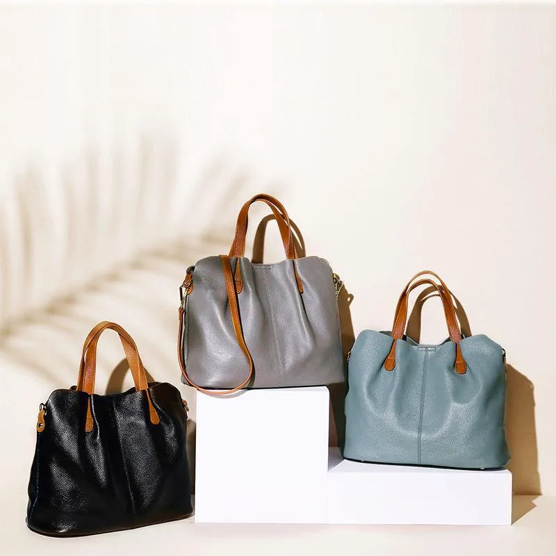 Casual large-capacity PU Leather Tote bag