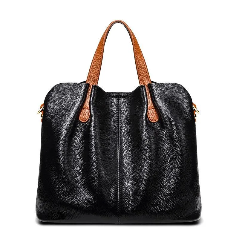 Casual large-capacity PU Leather Tote bag