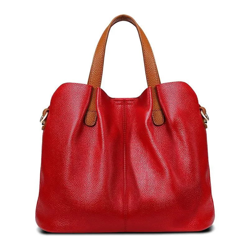 Casual large-capacity PU Leather Tote bag