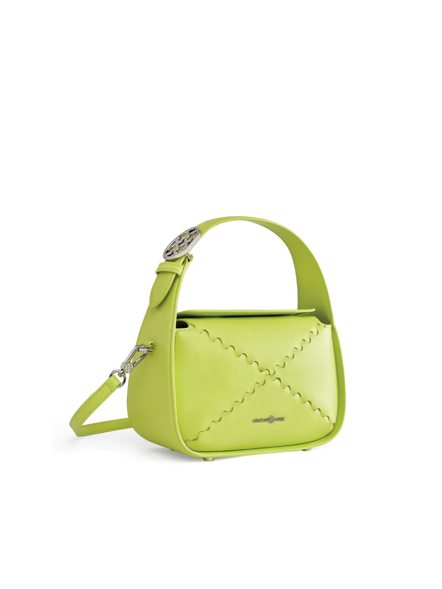 Classic Mosaic Box Bag - Light Green