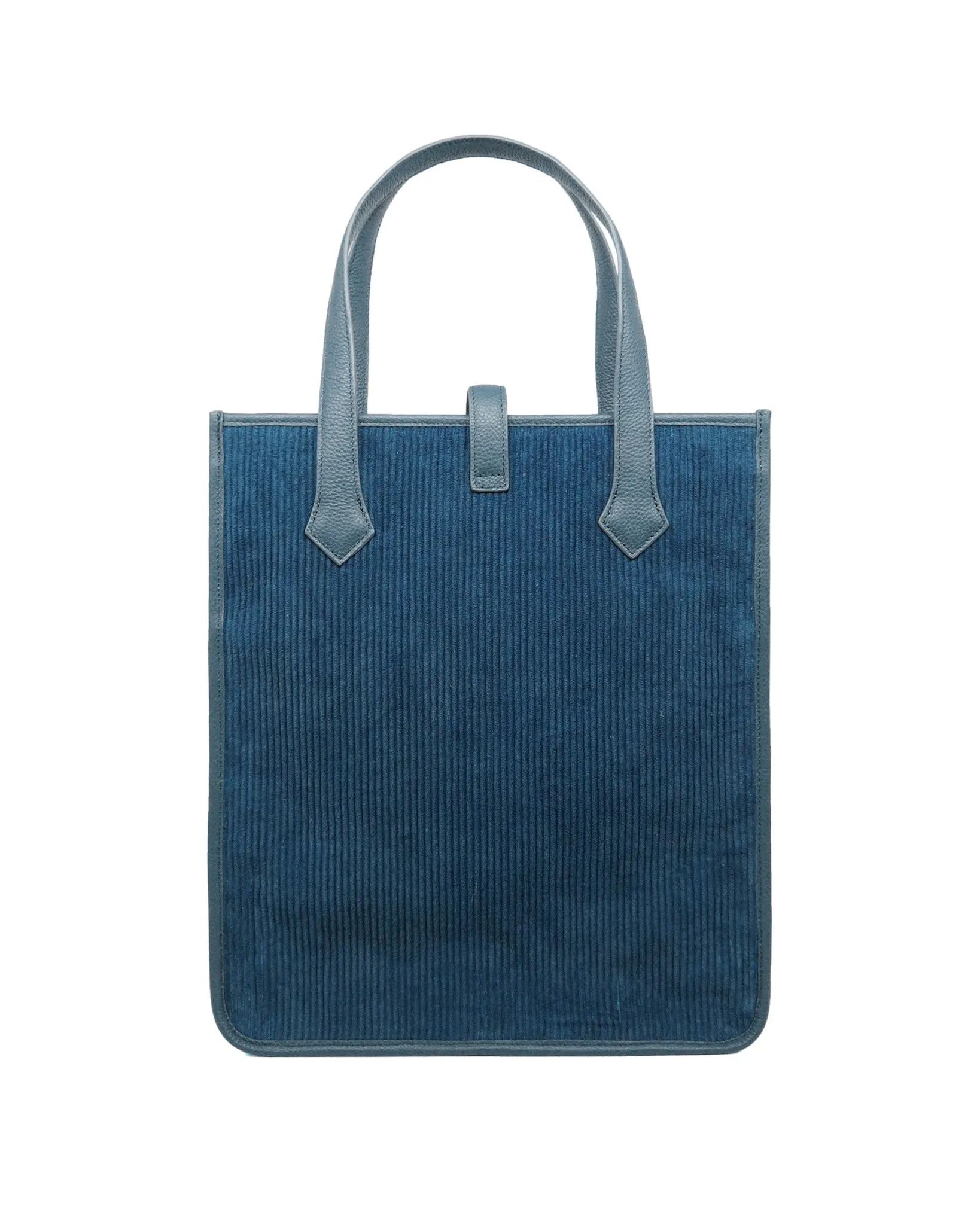 Corduroy Shopper Tote (Indigo/ Nautical)