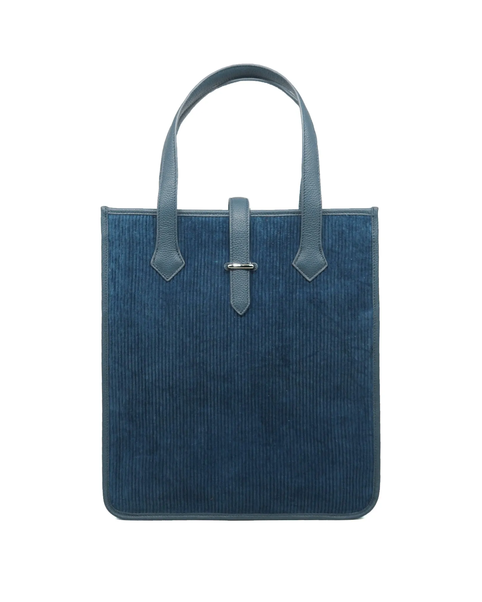 Corduroy Shopper Tote (Indigo/ Nautical)