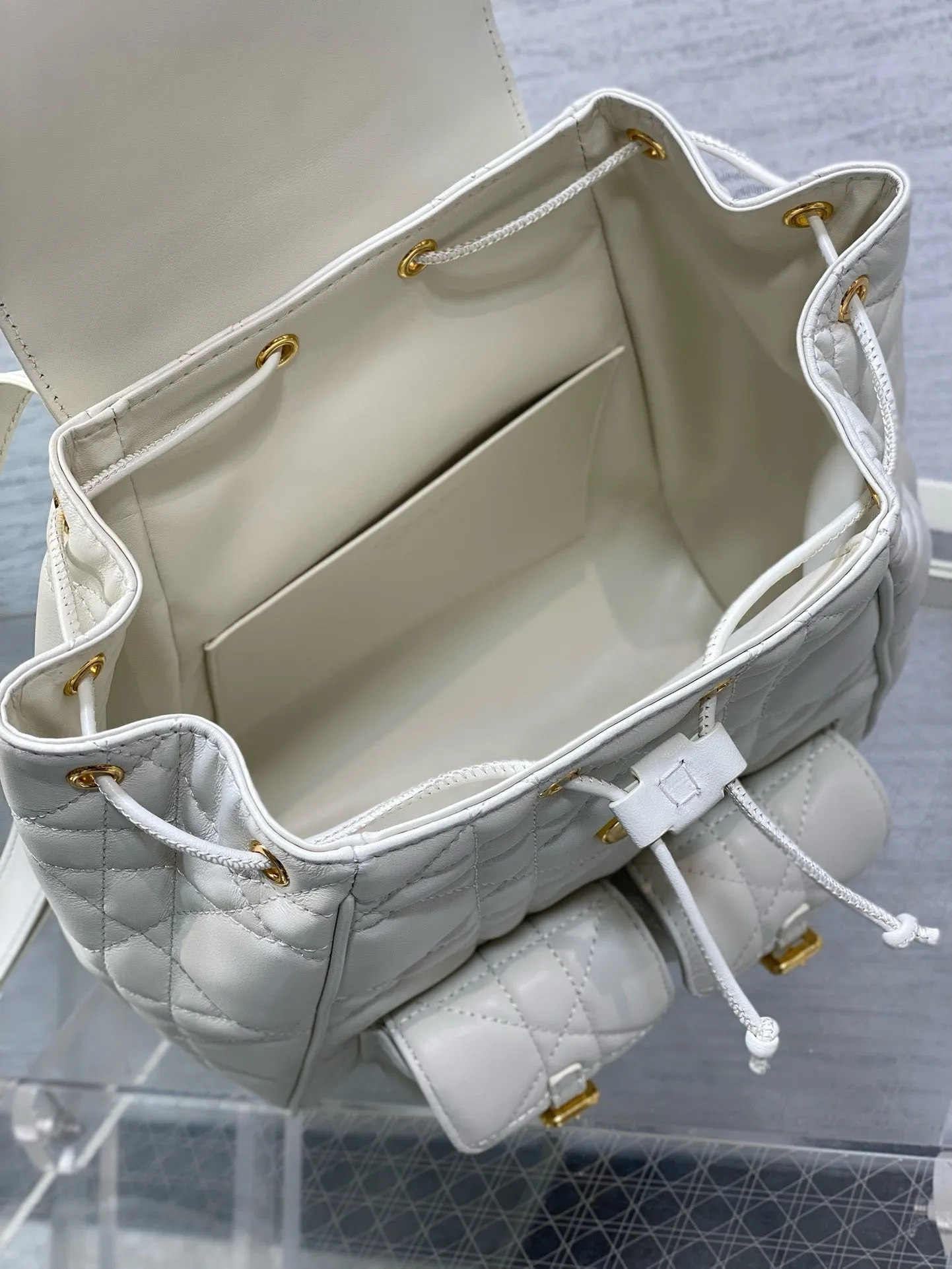 DR480 Small/Medium Dior Caro Backpack / HIGHEST QUALITY VERSION