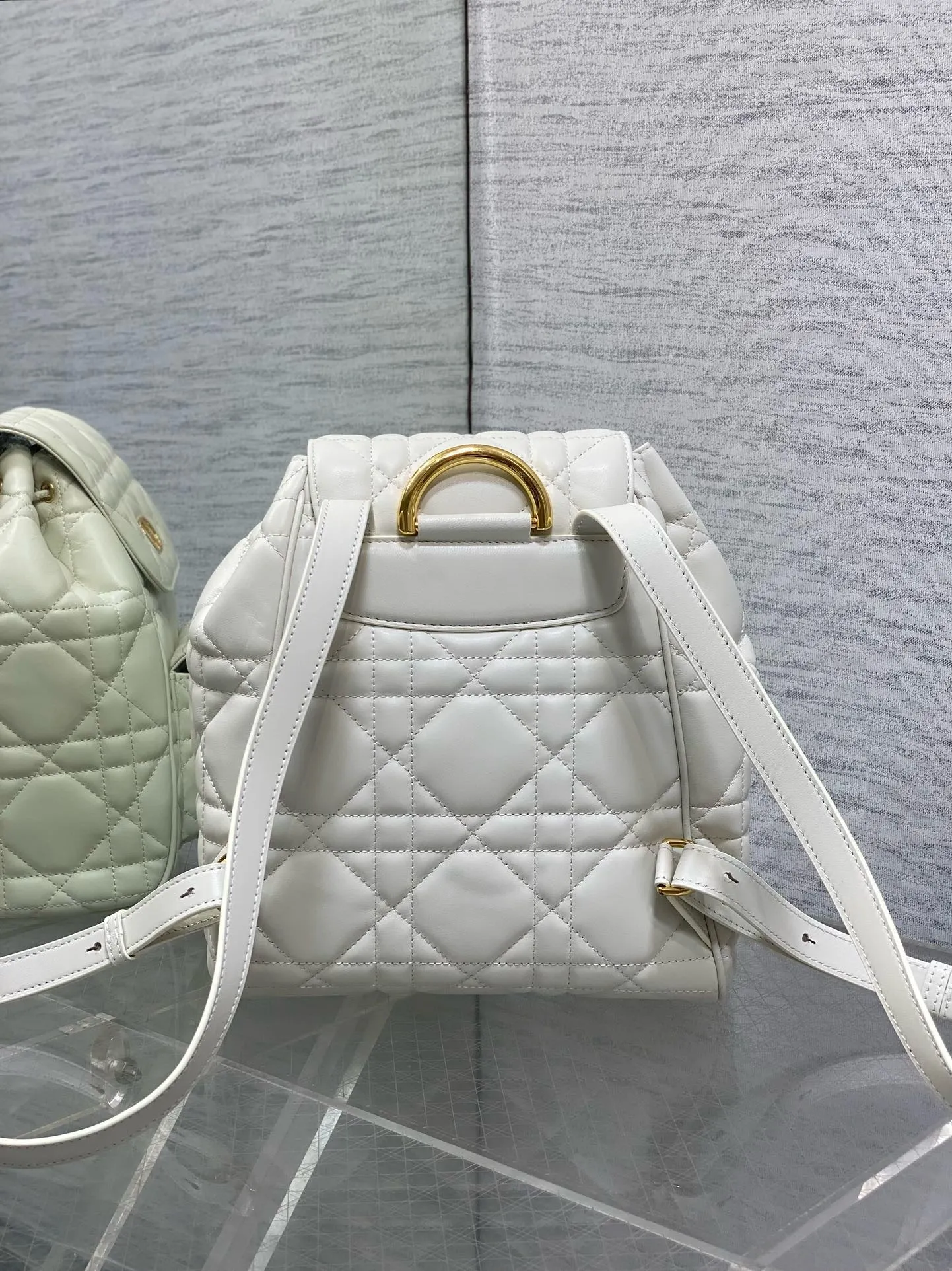 DR480 Small/Medium Dior Caro Backpack / HIGHEST QUALITY VERSION