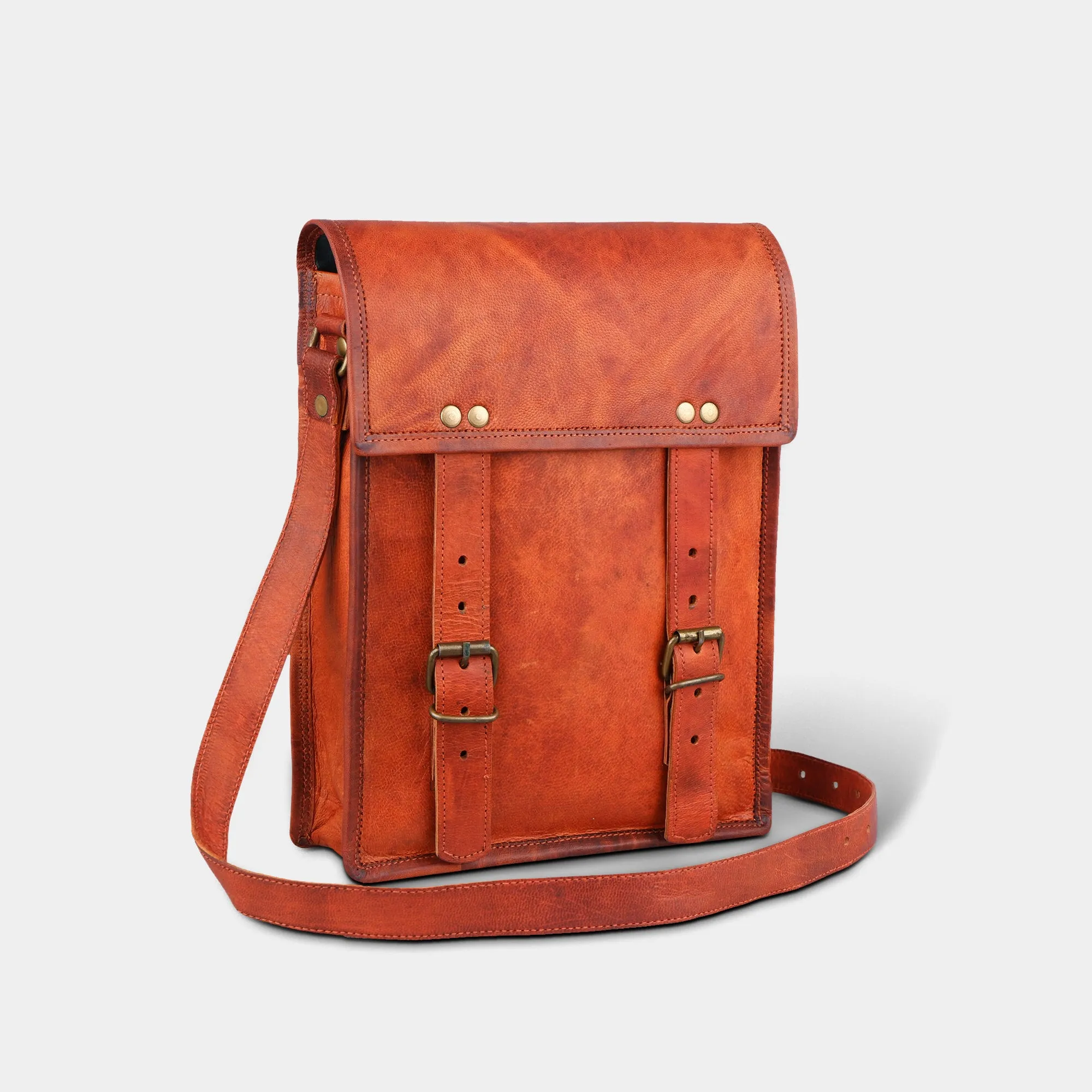 Explorer Leather Travel Satchel