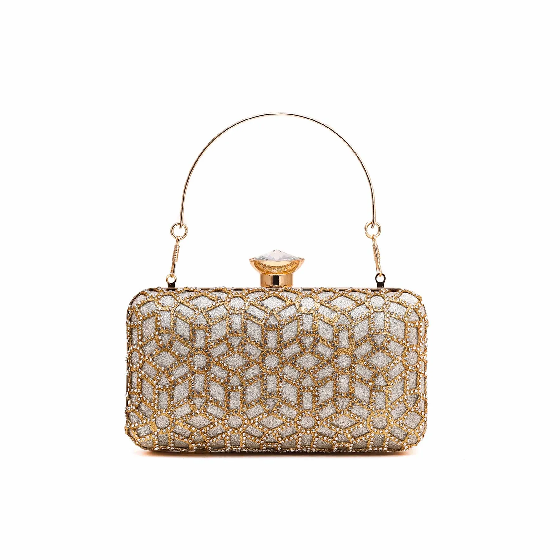 Golden Bridal Clutch P15266