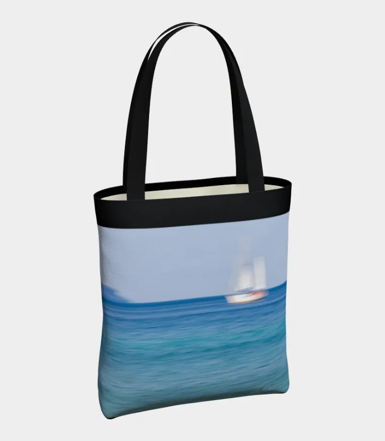 Lake Huron "Into the Blue" Casual Tote Bag