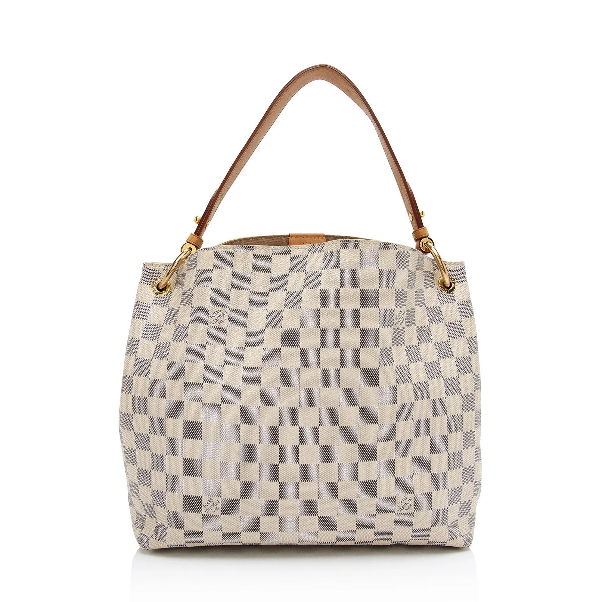 Louis Vuitton Damier Azur Graceful PM Hobo (SHF-hko0ik)