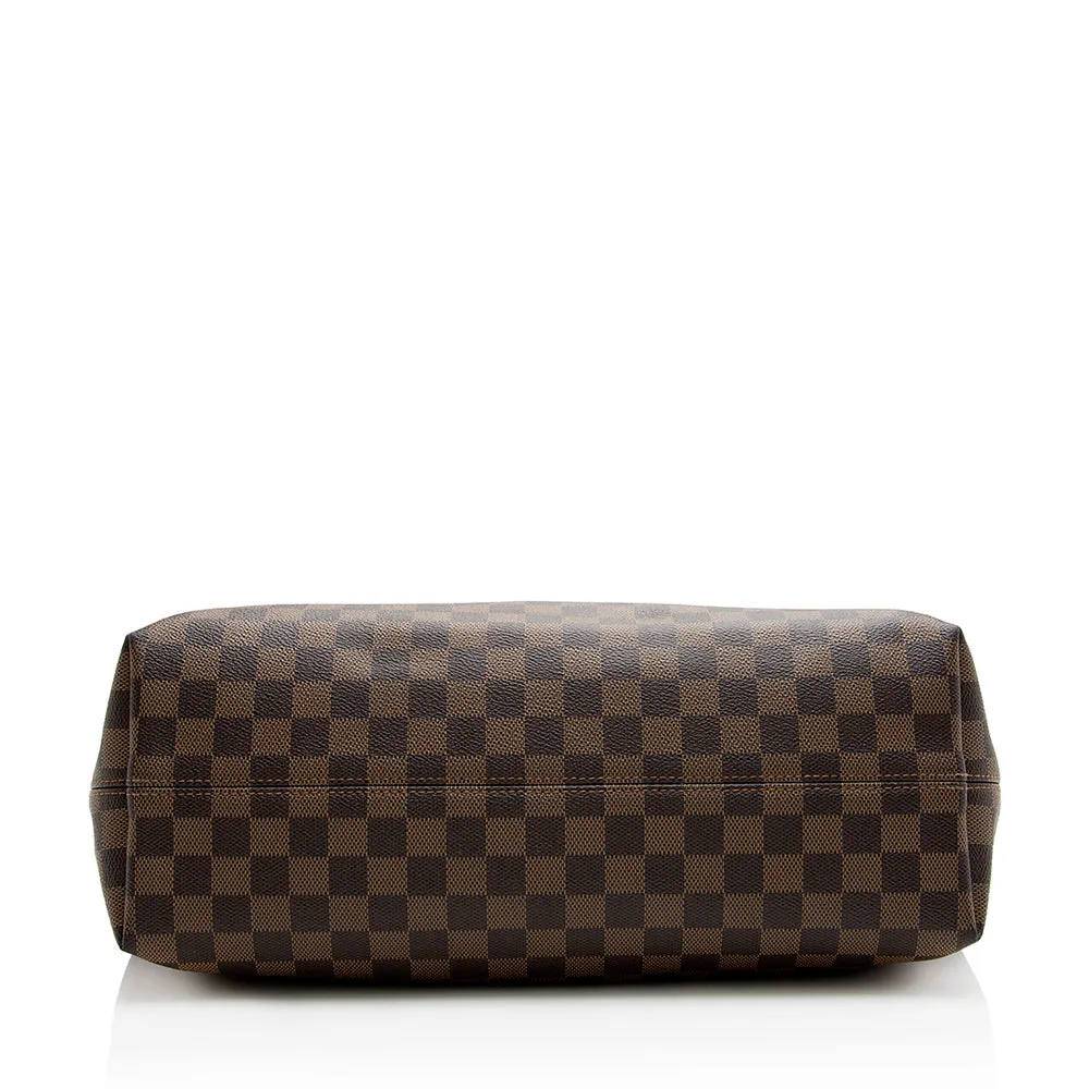 Louis Vuitton Damier Ebene Graceful MM Hobo (SHF-21399)