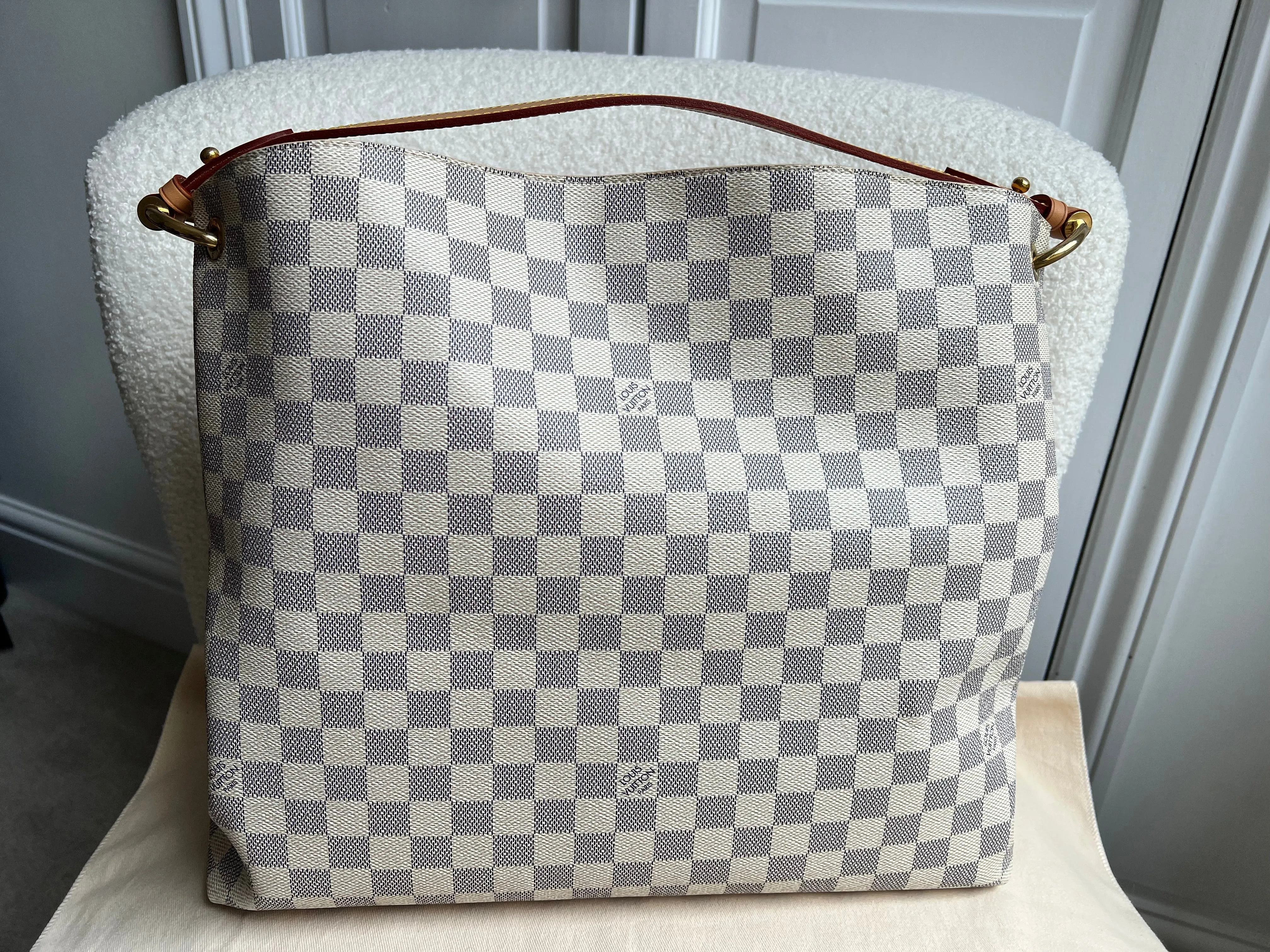 Louis Vuitton Graceful MM Damier Azur (RRP £1,420)