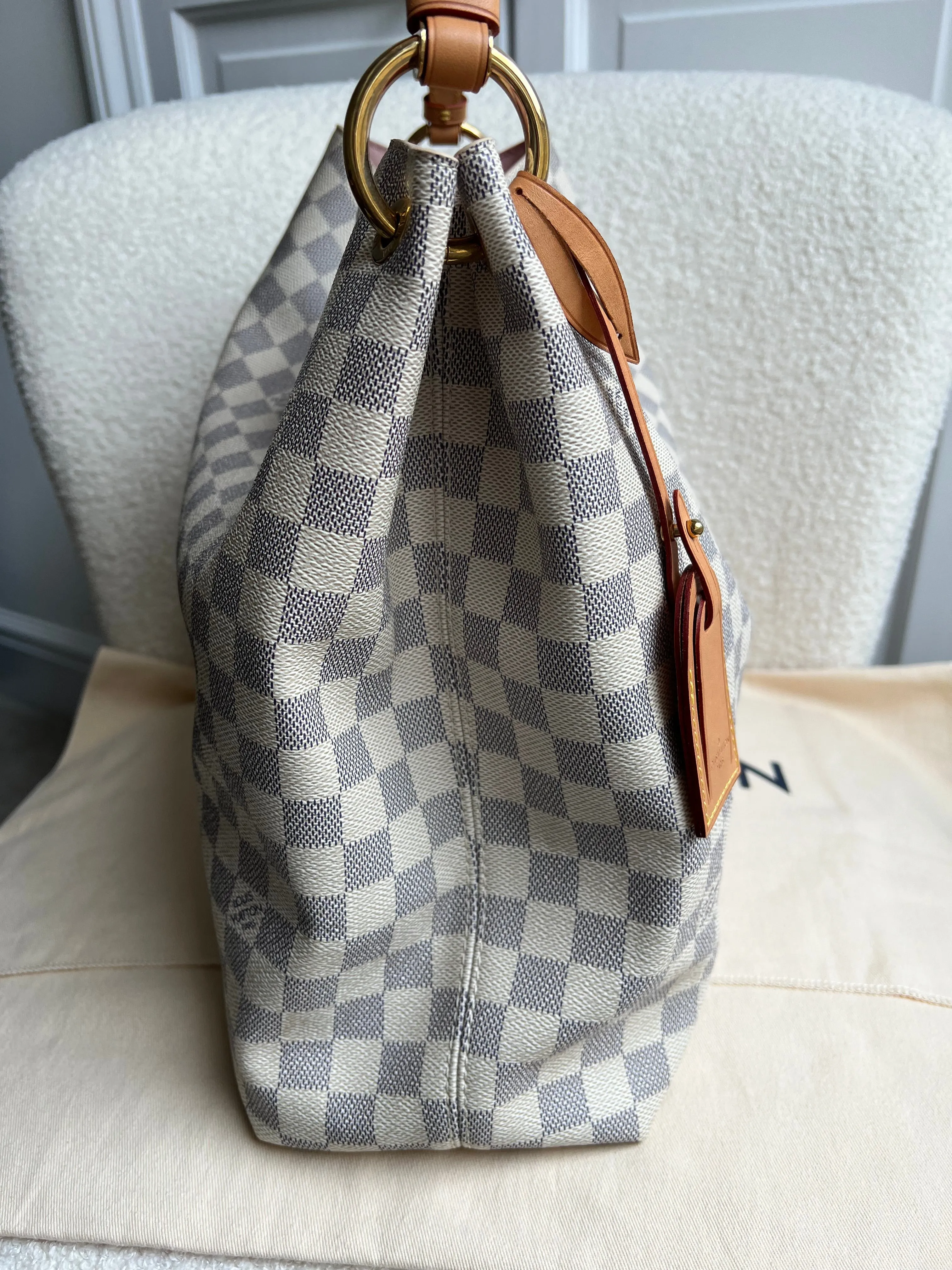 Louis Vuitton Graceful MM Damier Azur (RRP £1,420)