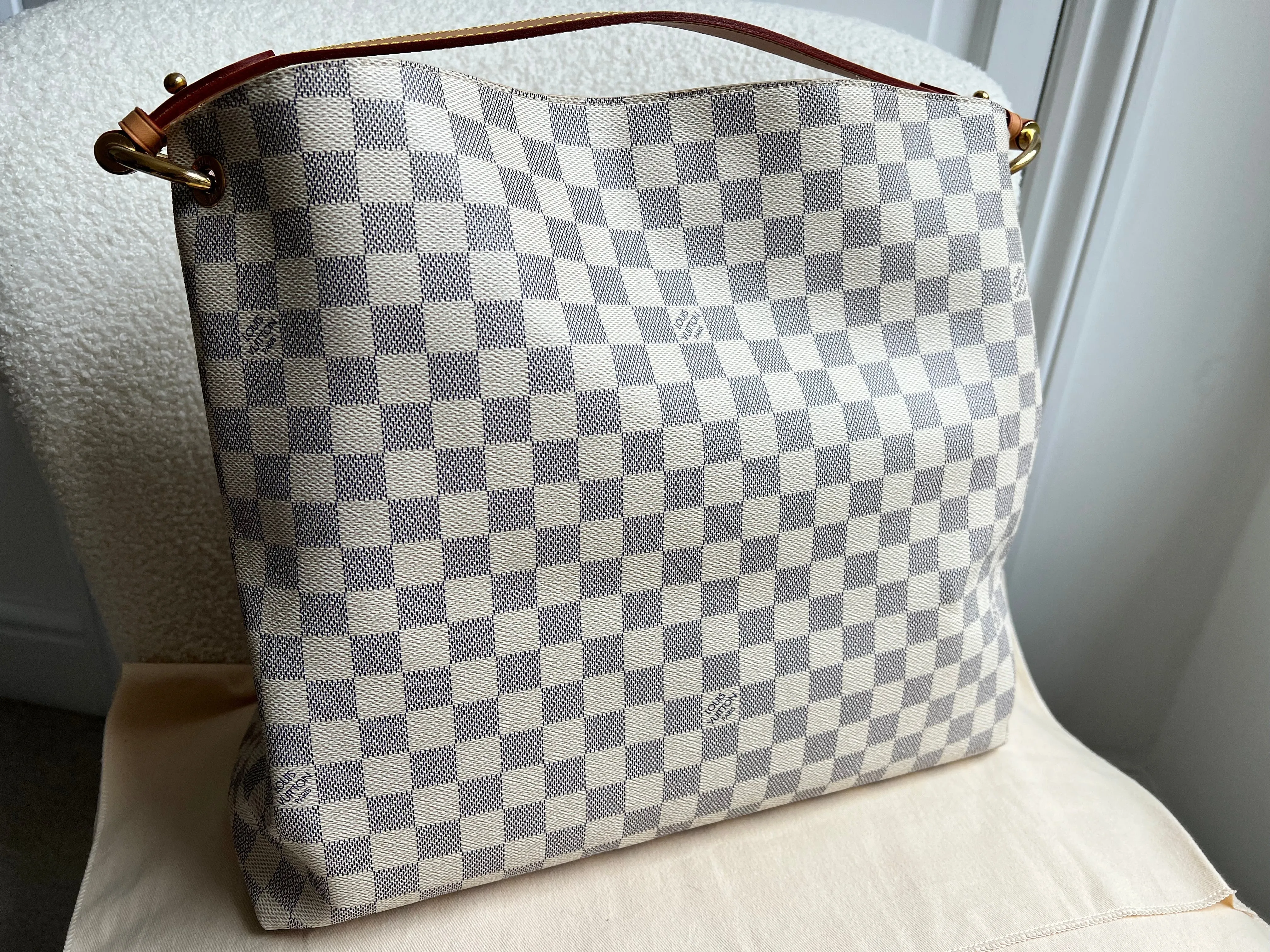 Louis Vuitton Graceful MM Damier Azur (RRP £1,420)