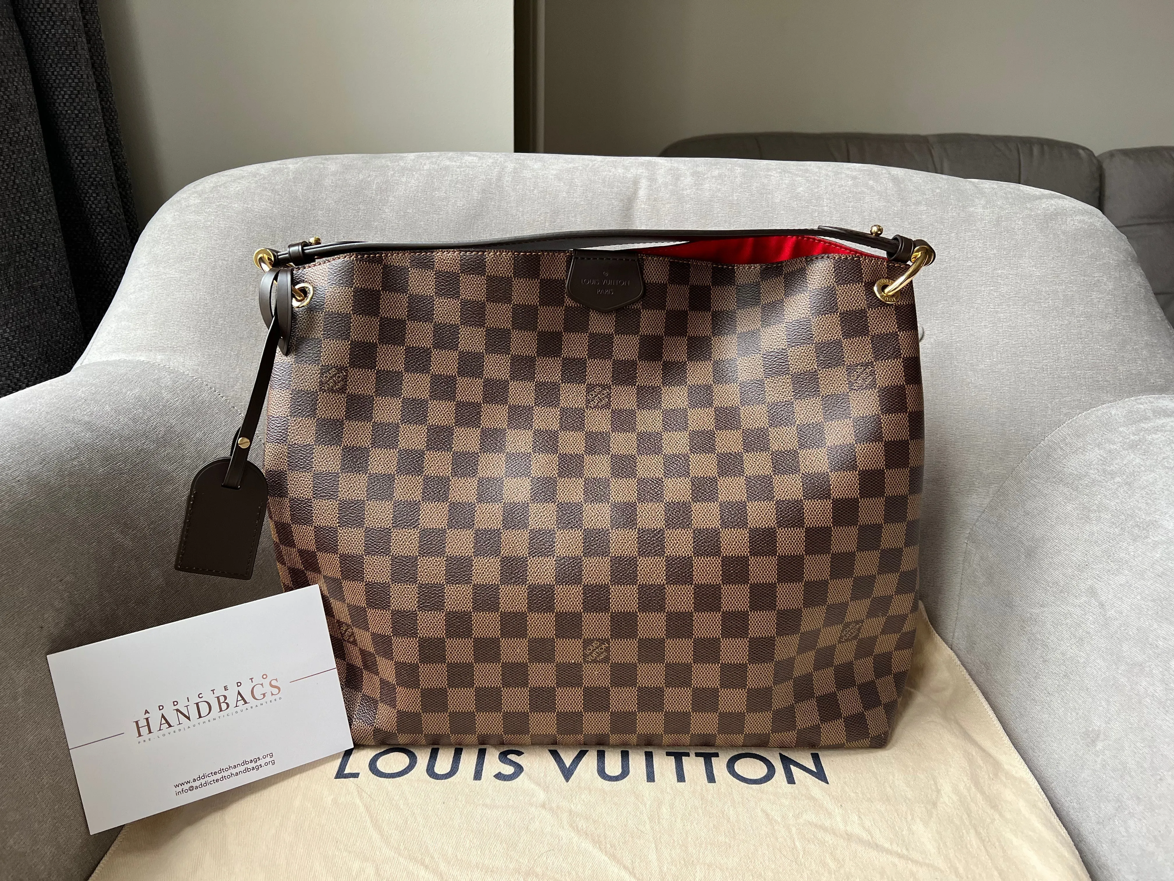 Louis Vuitton Graceful MM Damier Ebene (RRP £1,350)