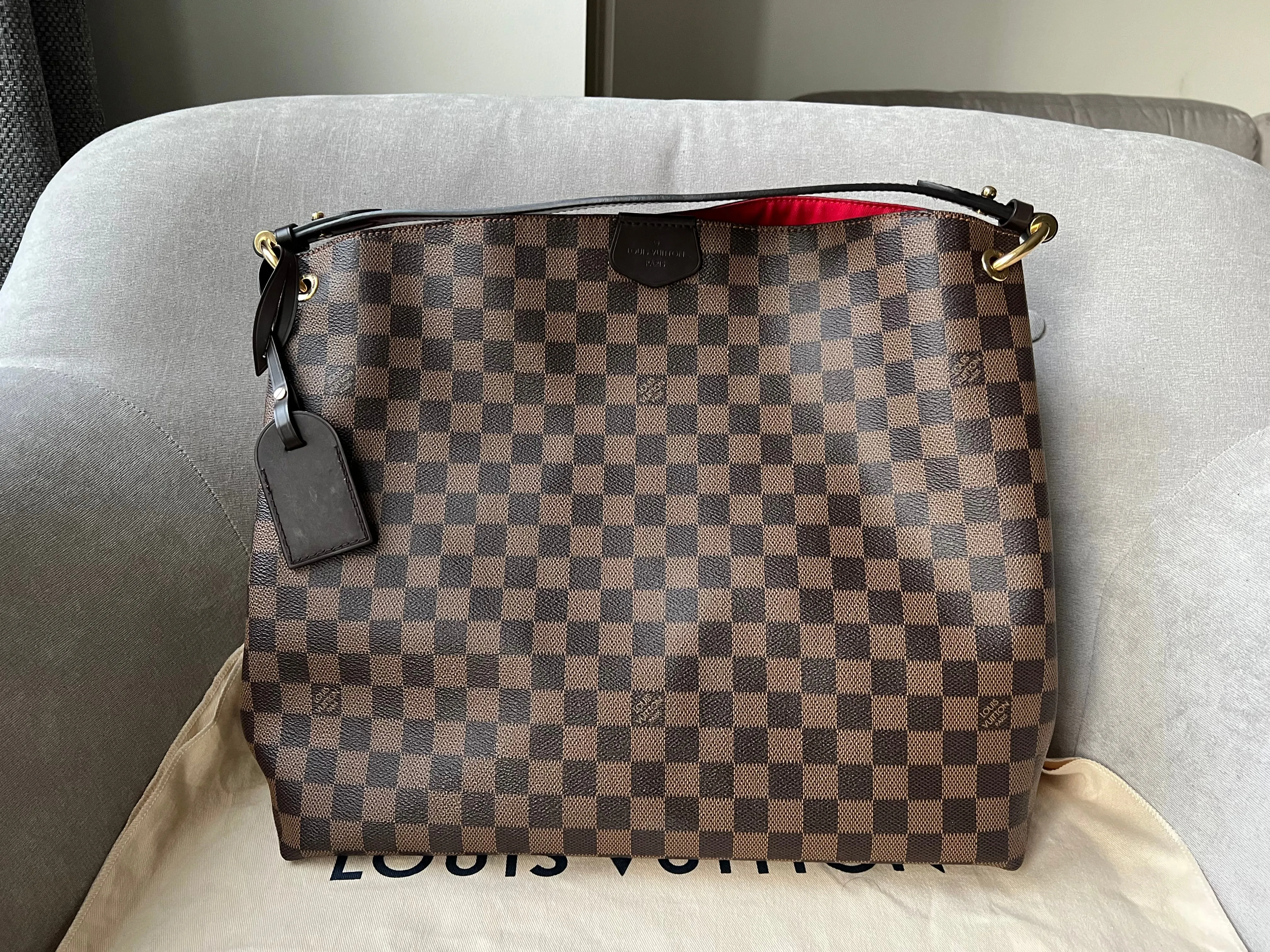 Louis Vuitton Graceful MM Damier Ebene (RRP £1,420)