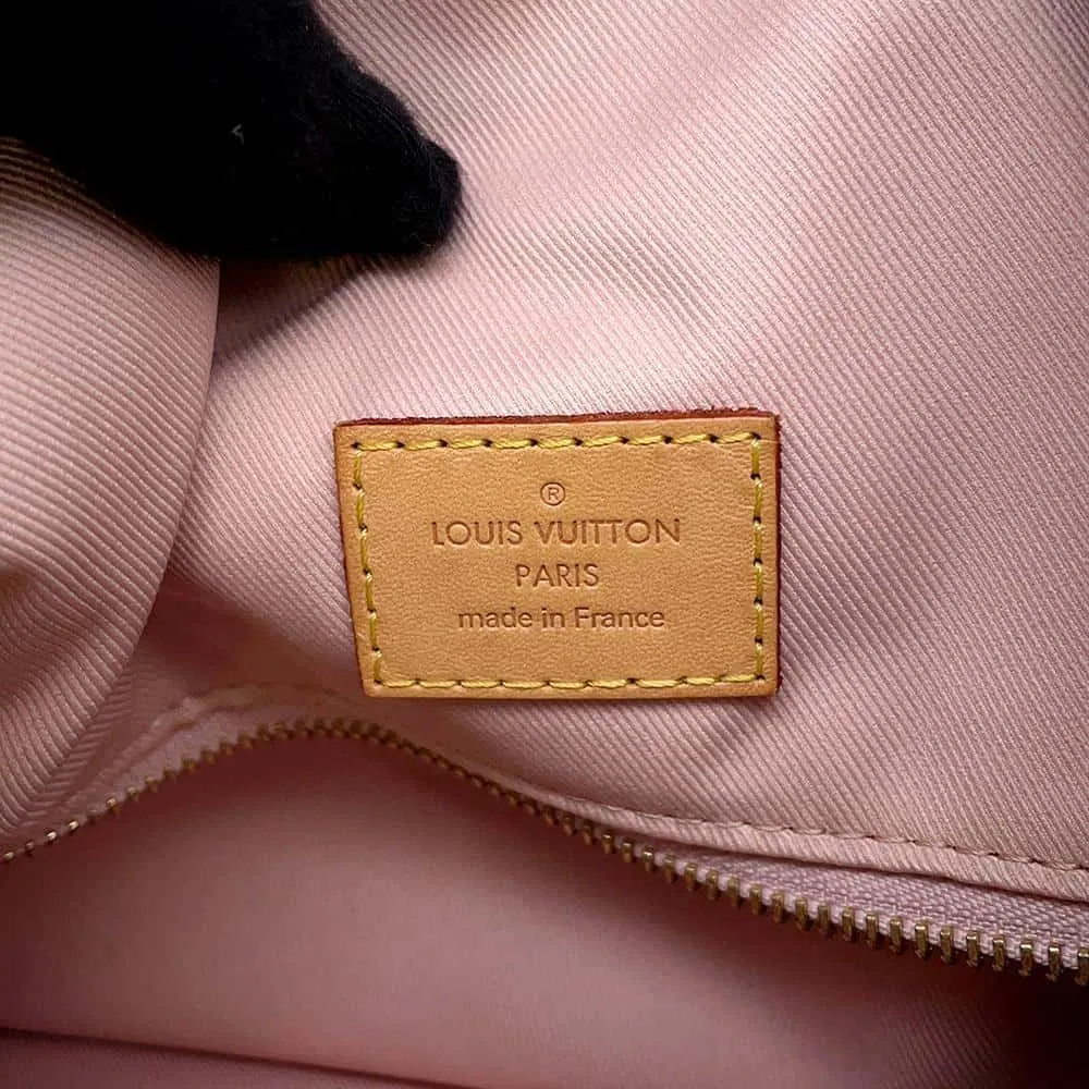 LOUIS VUITTON Graceful Pink N42249 Damier Azur Size PM