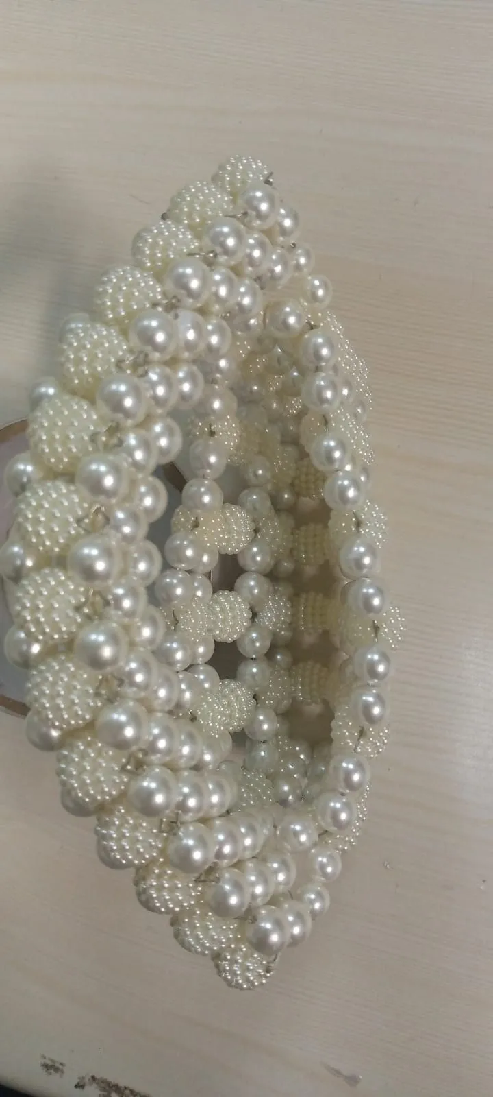 Mini Purse Stylish Purse made of pearls