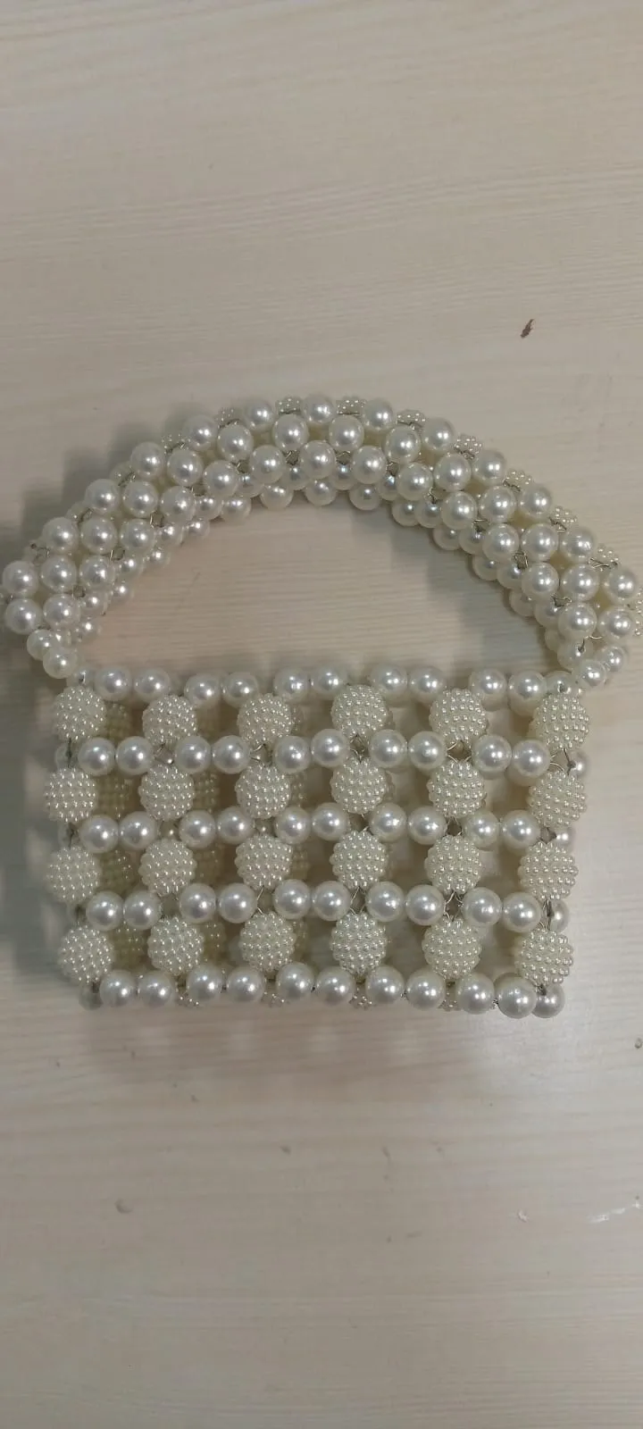 Mini Purse Stylish Purse made of pearls