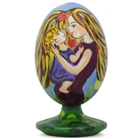 Mother's Never Ending Love Wooden Figurine