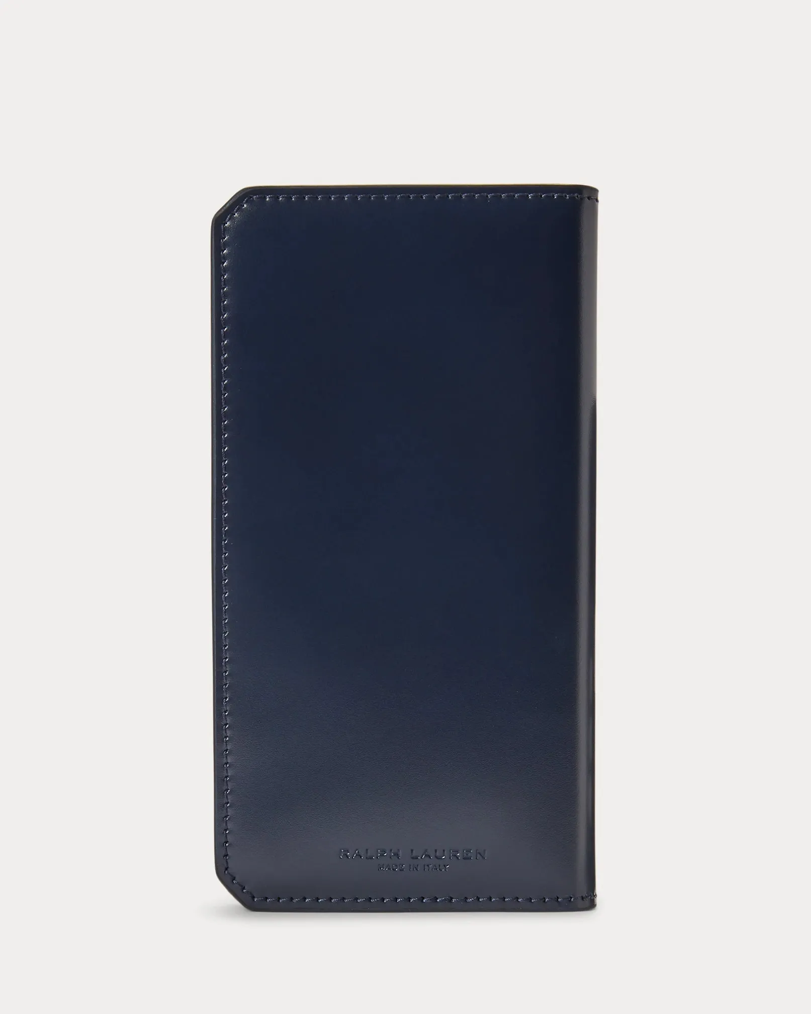 RL Box Calfskin Vertical Wallet