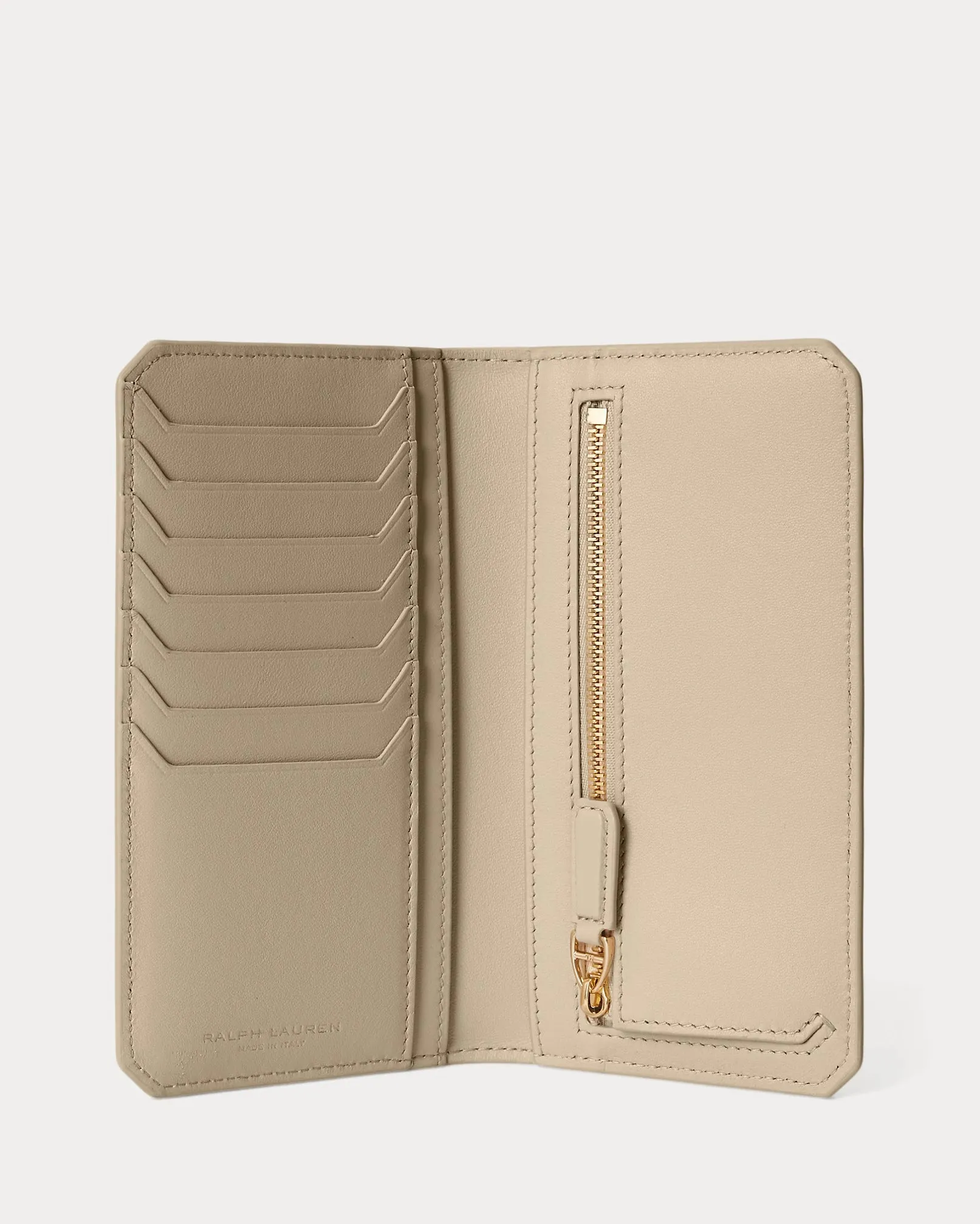 RL Box Calfskin Vertical Wallet