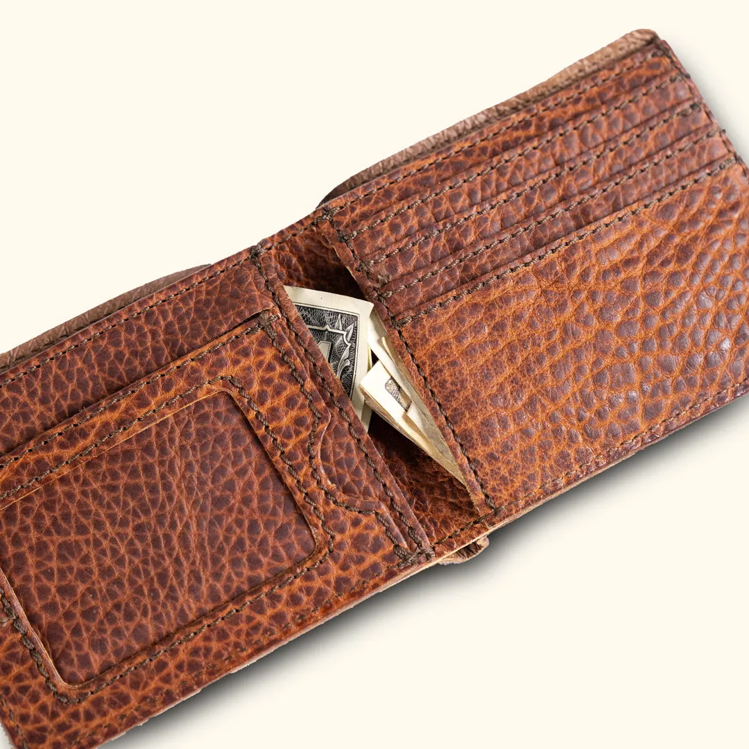 Ryder Reserve Bison Leather Billfold Wallet | Brown