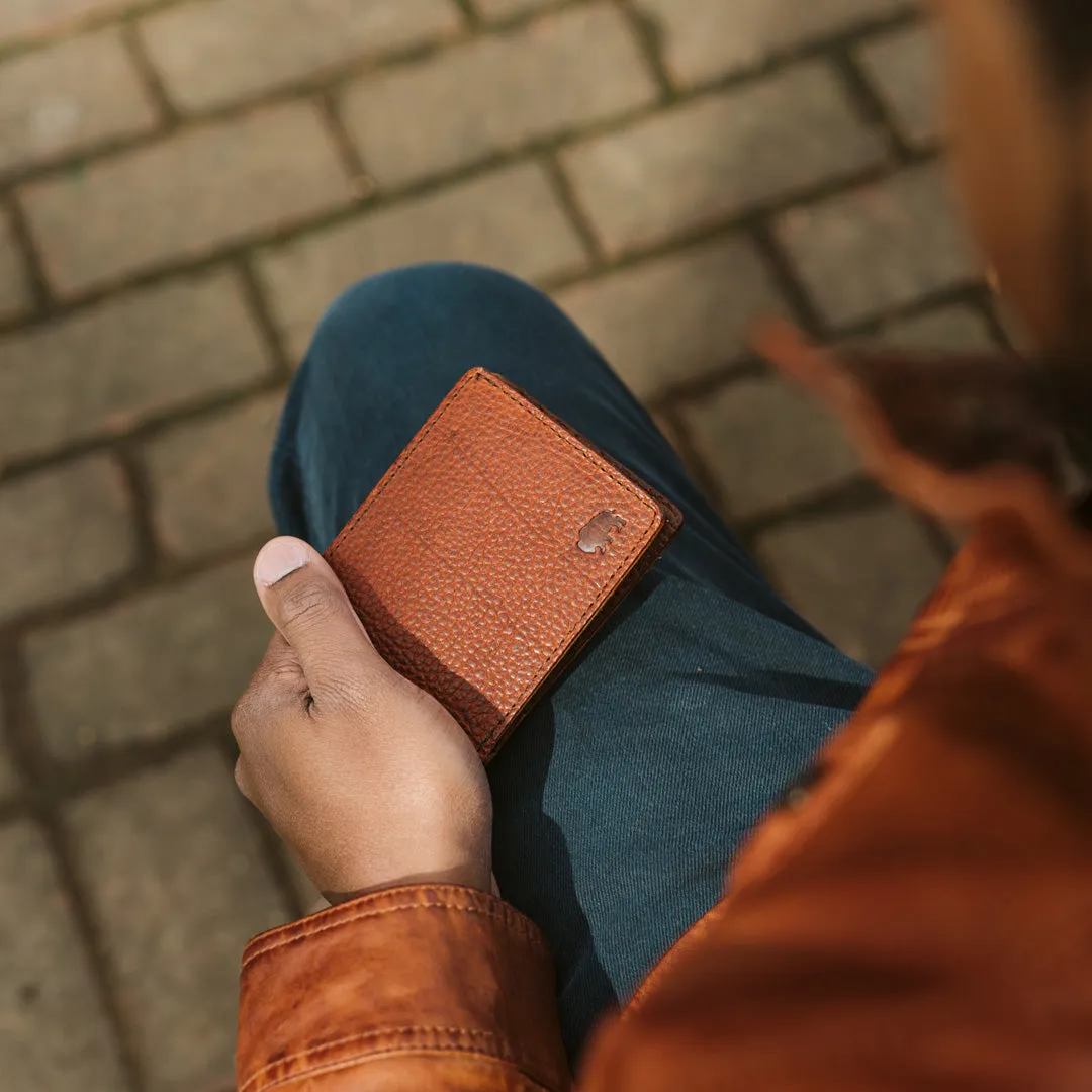 Ryder Reserve Bison Leather Billfold Wallet | Brown