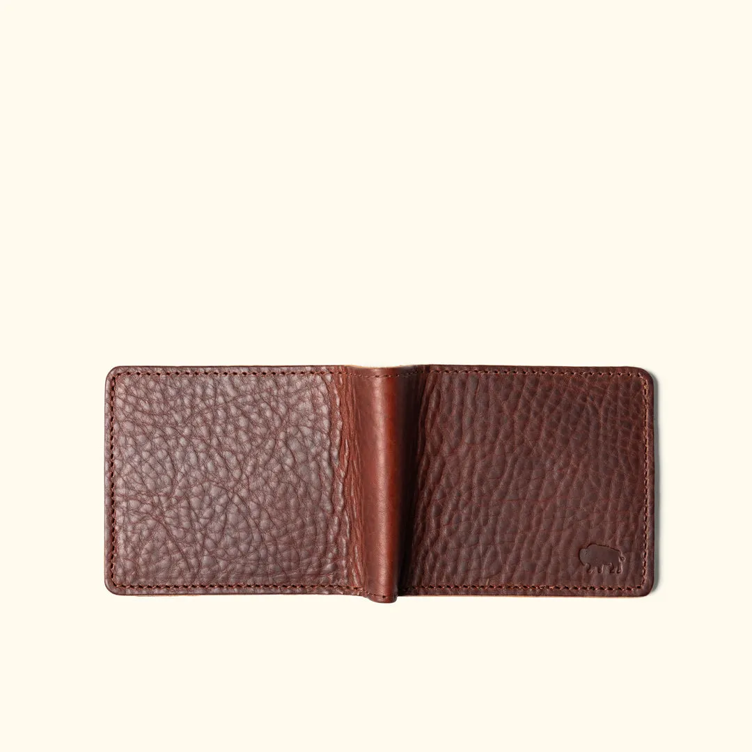 Ryder Reserve Bison Leather Billfold Wallet | Brown