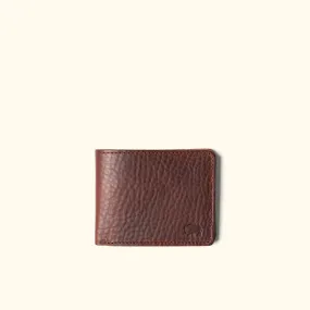 Ryder Reserve Bison Leather Billfold Wallet | Brown