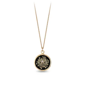 Safe and Sound 14K Gold Diamond Set Talisman