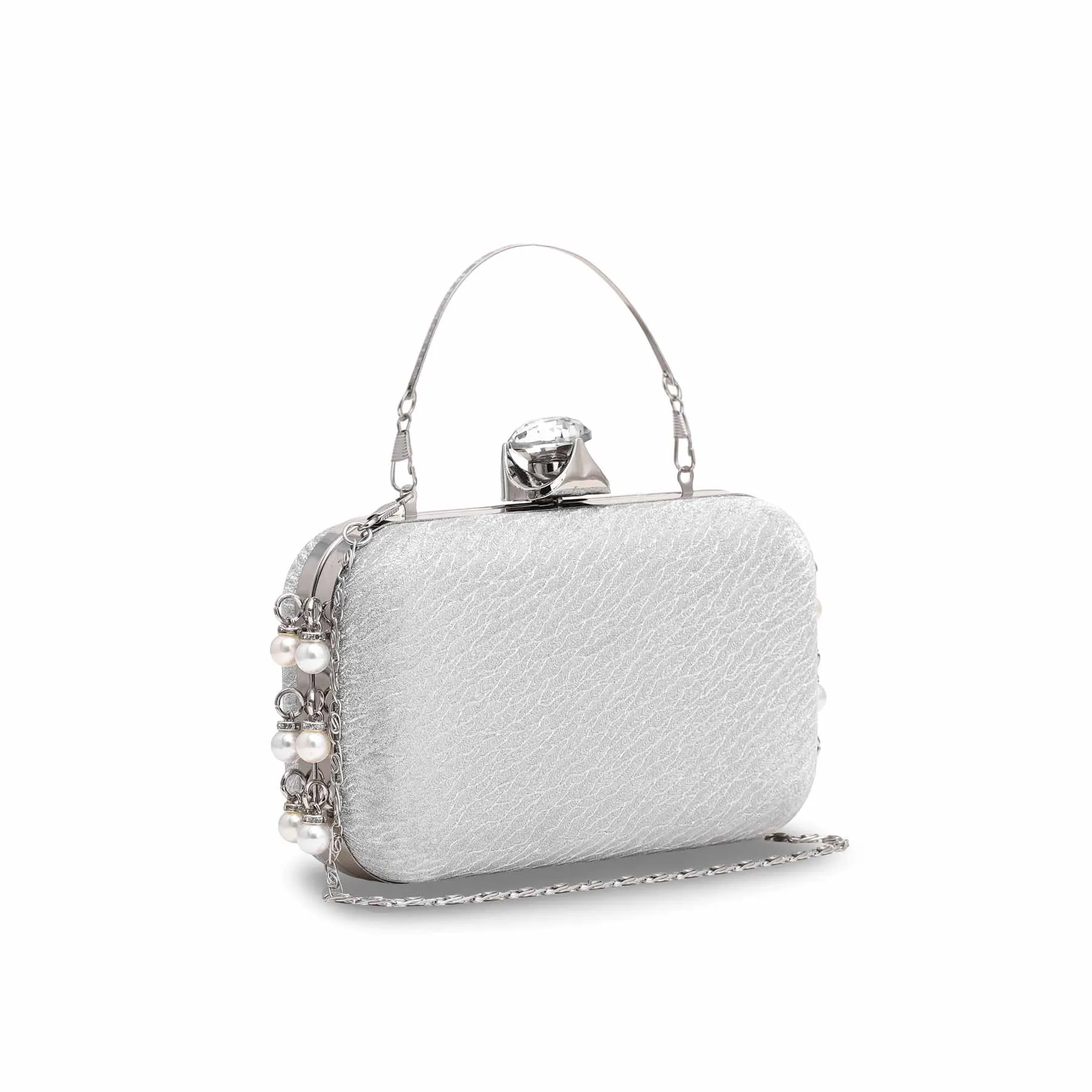 Silver Bridal Clutch P15267