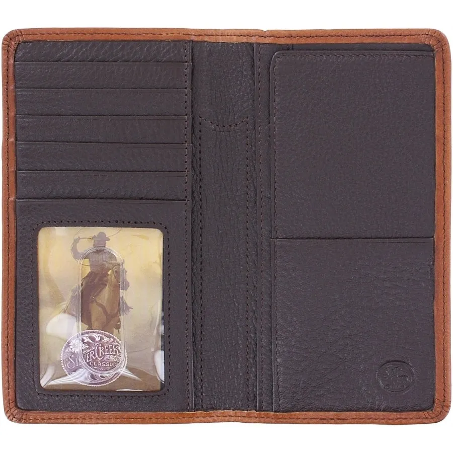 Silver Creek Cattle Driven Checkbook Wallet