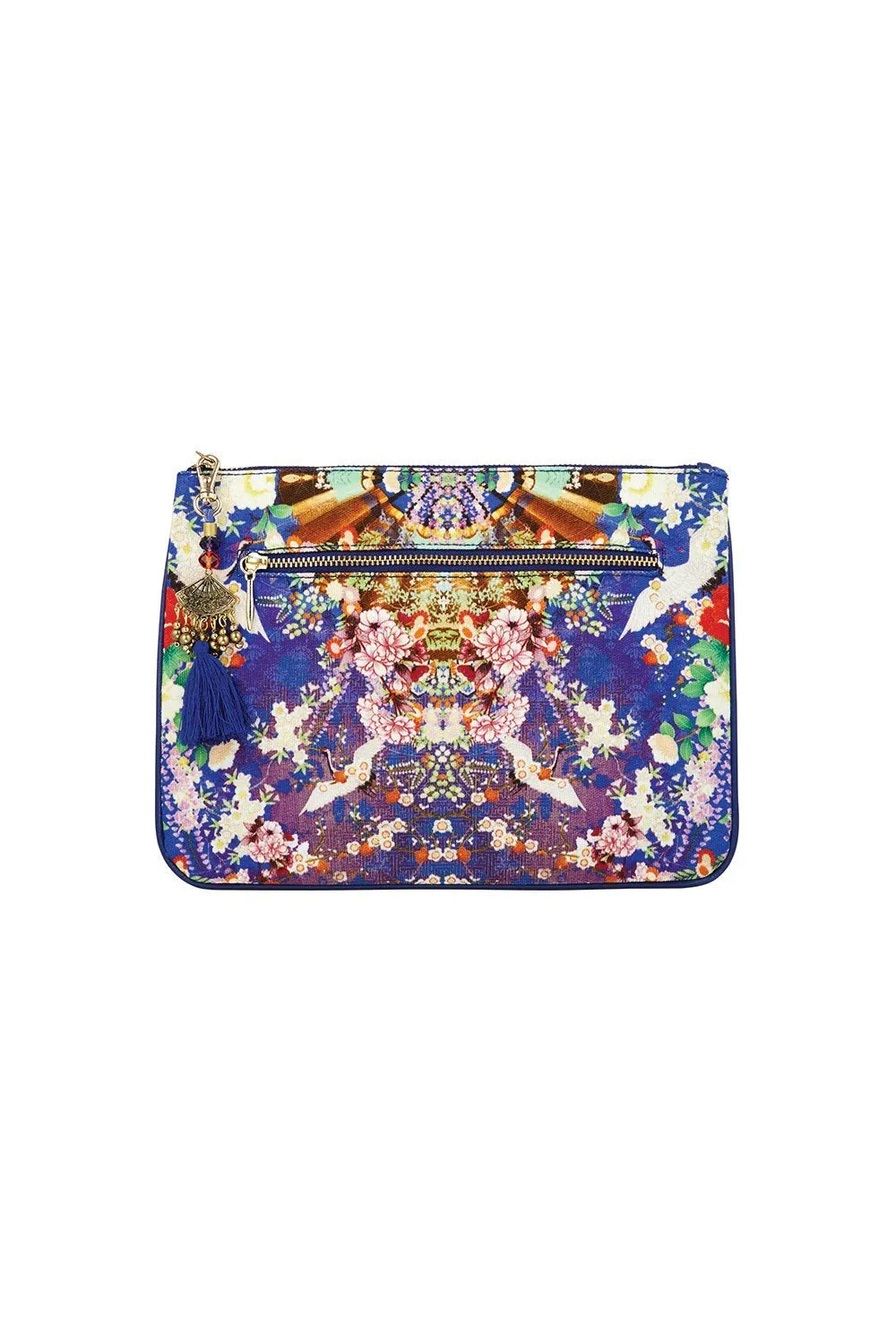 SMALL CANVAS CLUTCH MAIKOS MIDNIGHT