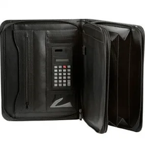 Spirax Executive Zippered Compendium A4 Retractable Handle Carry Black