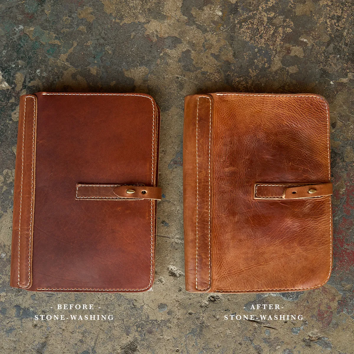 Stone-Washed Executive Folio | LE