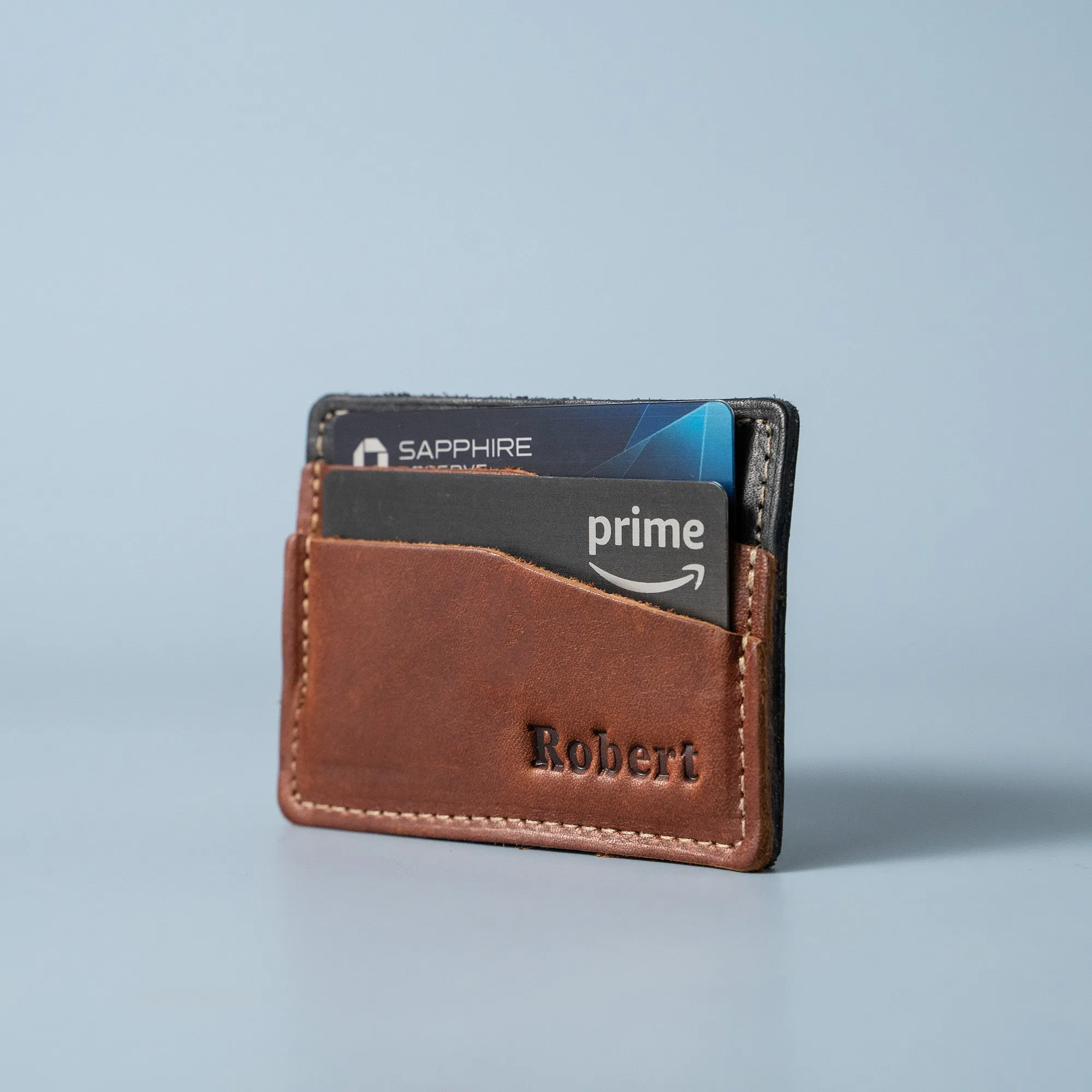 The Levi Fine Leather Horizontal Magnetic Money Clip Wallet