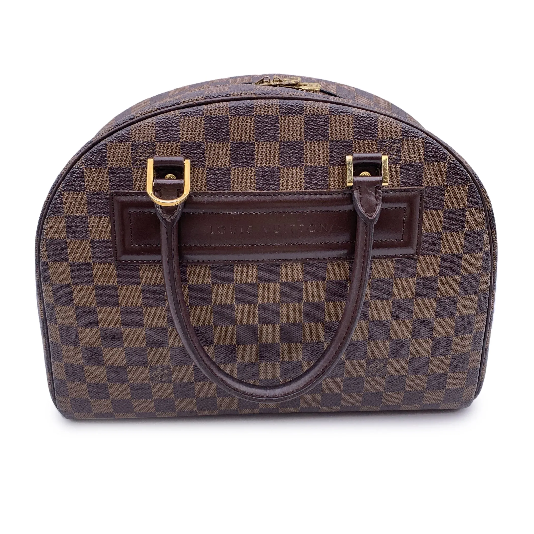 Trendy Inspired Louis Vuitton Damier Ebene Canvas Nolita Satchel Bag Handbag