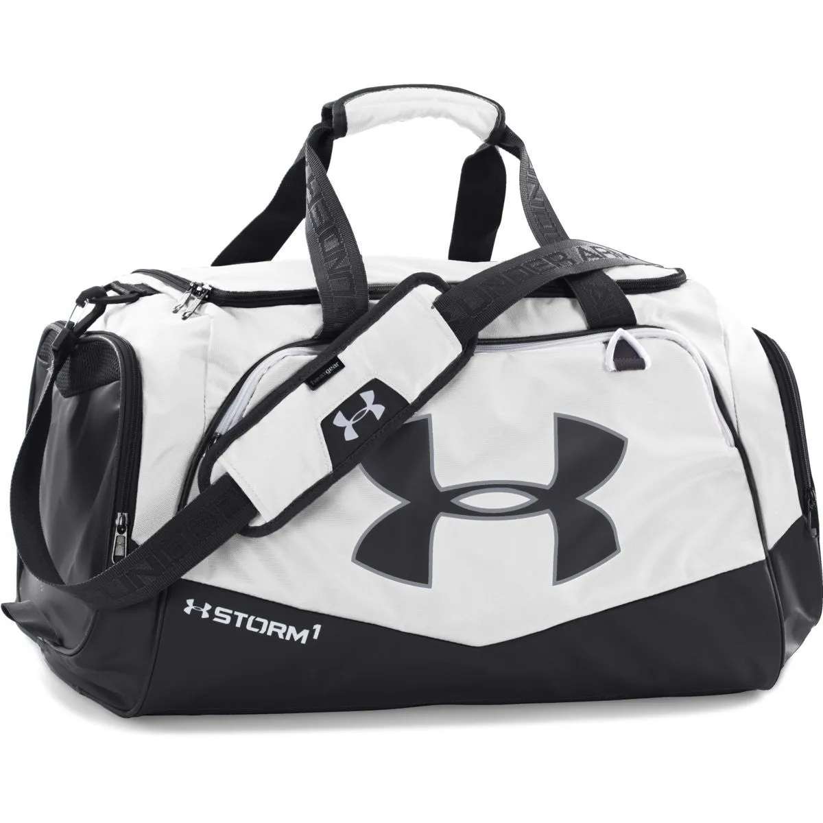 Under Armour White/Black UA Undeniable Medium Duffel