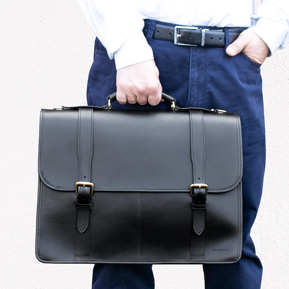 University Executive Leather Briefcase #2499