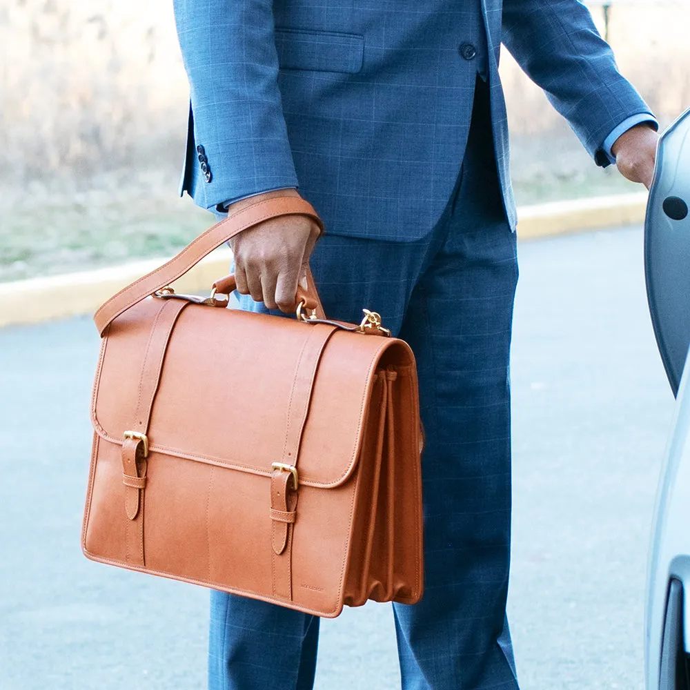 University Executive Leather Briefcase #2499