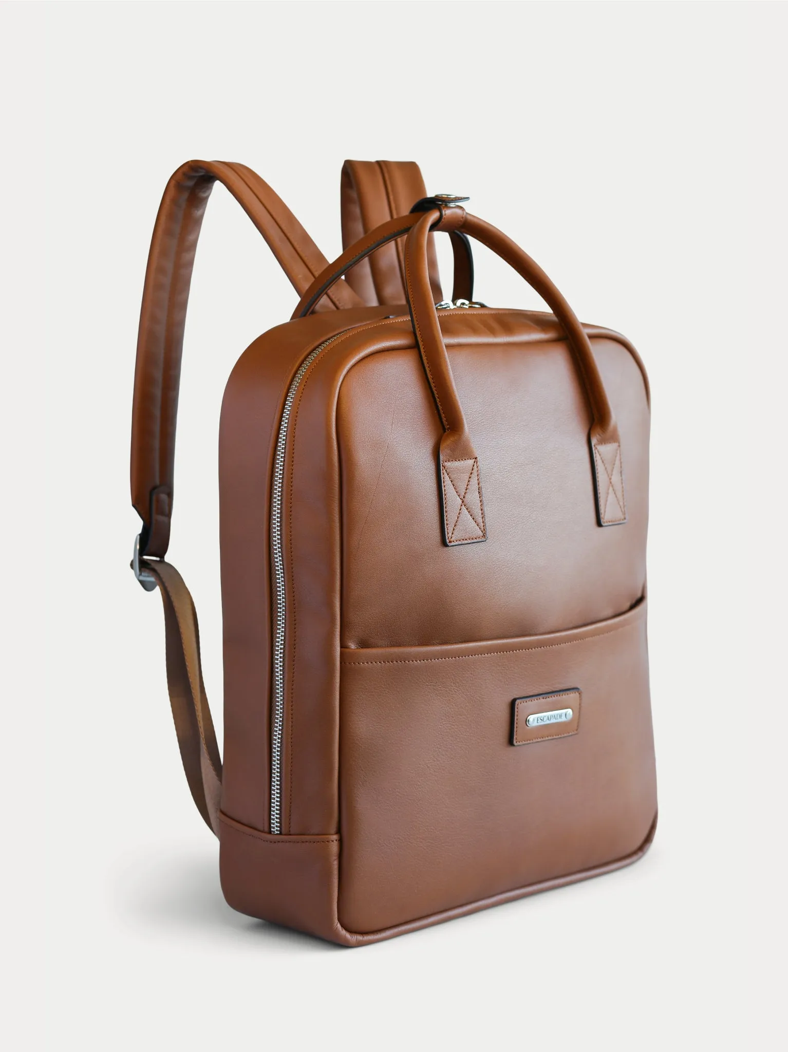 YorkVille Leather Backpack (Caramel Color)